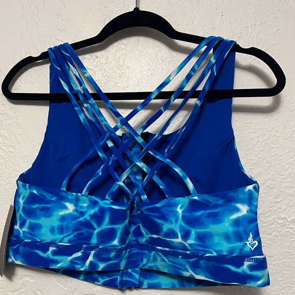 Torrid Low Impact Zip Front Strappy Workout Bra BNWT Size 2 - Picture 3 of 9